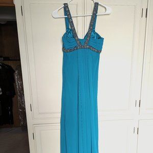 Allen B. by Allen Schwartz: blue evening gown